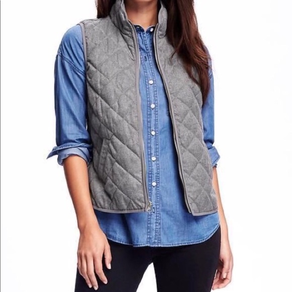 Quilted vest old navy Clearance